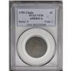 Image 3 : 1793 Chain 1C AMERICA VF30 PCGS. S-2, B-2, High R.4. M 1793 Chain[1C] AMERICA VF30 PCGS.