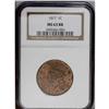 Image 1 : 1817 1C 13 Stars MS63 Red and Brown NGC. N-14, R.1. A 1817[1C] 13 Stars MS63 Red and Brown NGC.