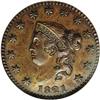 Image 1 : 1821 1C PR61 Brown NGC. N-1, High R.6 as a Proof. Bold 1821[1C] PR61 Brown NGC.