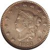 Image 1 : 1822 1C MS62 Red and Brown ANACS. N-2, Low R.3. Splend 1822[1C] MS62 Red and Brown ANACS.