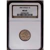 Image 3 : 1857 1C MS65 NGC. A dusky tan-gold Gem that does not r 1857[1C] MS65 NGC.