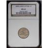 Image 1 : 1858 1C Large Letters MS63 NGC. Low Leaves, Closed E i 1858[1C] Large Letters MS63 NGC.