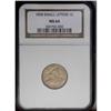 Image 1 : 1858 1C Small Letters MS64 NGC. High Leaves, Closed E 1858[1C] Small Letters MS64 NGC.