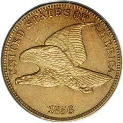 1856 1C PR62 PCGS. Snow-9. The die scratch above the I 1856[1C] PR62 PCGS.