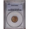 Image 1 : 1859 1C MS64 PCGS. A sharp strike, except on TATE, for 1859[1C] MS64 PCGS.