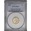 Image 3 : 1860 1C MS67 PCGS. Ex: Joshua and Ally Walsh. Aside fr 1860[1C] MS67 PCGS.