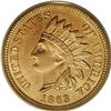 Image 1 : 1863 1C MS66 PCGS. The bright, semi-reflective luster 1863[1C] MS66 PCGS.