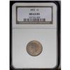 Image 1 : 1872 1C MS63 Brown NGC. This satiny semi-key Indian ce 1872[1C] MS63 Brown NGC.