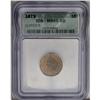 Image 1 : 1873 1C Closed 3 MS65 Red and Brown ICG. 1873[1C] Closed 3 MS65 Red and Brown ICG.