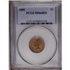 Image 1 : 1885 1C MS64 Red PCGS. A sharply struck brick-red near 1885[1C] MS64 Red PCGS.