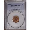 Image 1 : 1885 1C MS64 Red PCGS. A few trivial carbon flecks are 1885[1C] MS64 Red PCGS.