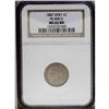 Image 1 : 1887 1C MS62 Brown NGC. FS-009.5, Snow-1. OF AMERICA d 1887[1C]--Doubled Die Obverse--MS62 Brown NGC