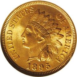 1895 1C MS66 Red NGC. Both sides are aglow in cherry-r 1895[1C] MS66 Red NGC.