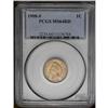 Image 1 : 1908-S 1C MS64 Red PCGS. Beautiful coppery-gold color 1908-S[1C] MS64 Red PCGS.