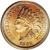 Image 1 : 1862 1C PR66 PCGS. A limited mintage of 550 pieces is 1862[1C] PR66 PCGS.
