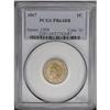 Image 1 : 1867 1C PR64 Red and Brown PCGS. Semi-bright surfaces 1867[1C] PR64 Red and Brown PCGS.