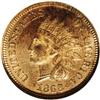 Image 1 : 1868 1C PR64 Red Cameo NGC. A boldly struck specimen, 1868[1C] PR64 Red Cameo NGC.