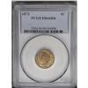 Image 3 : 1872 1C PR66 Red and Brown PCGS. A remarkable Gem proo 1872[1C] PR66 Red and Brown PCGS.