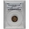 Image 1 : 1873 1C Closed 3 PR64 Red Cameo PCGS. A needle-sharp n 1873[1C] Closed 3 PR64 Red Cameo PCGS.