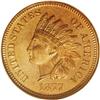 Image 1 : 1877 1C PR66 Red and Brown Cameo NGC. The Indian cent 1877[1C] PR66 Red and Brown Cameo NGC.