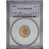 Image 1 : 1907 1C PR65 Red PCGS. Bright gold color, with blushes 1907[1C] PR65 Red PCGS.