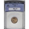 Image 1 : 1909-S VDB 1C MS63 Red and Brown ANACS. Well struck an 1909-S VDB[1C] MS63 Red and Brown ANACS.