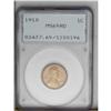 Image 1 : 1910 1C MS65 Red PCGS. Pleasing orange-gold luster bat 1910[1C] MS65 Red PCGS.