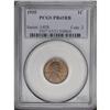Image 1 : 1910 1C PR65 Red and Brown PCGS. Copper-orange patinat 1910[1C] PR65 Red and Brown PCGS.