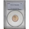 Image 1 : 1912 1C PR66 Red and Brown PCGS. Intricately detailed 1912[1C] PR66 Red and Brown PCGS.