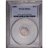 Image 1 : 1858 3CS MS64 PCGS. A cream-gray and walnut-brown near 1858[3CS] MS64 PCGS.
