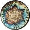 Image 1 : 1866 3CS PR67 Cameo PCGS. Very deep electric-blue and 1866[3CS] PR67 Cameo PCGS.