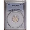Image 3 : 1871 3CN MS66 PCGS. Boldly struck save for the leftmos 1871[3CN] MS66 PCGS.