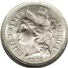 Image 1 : 1874 3CN MS66 NGC. Well struck with fine satiny luster 1874[3CN] MS66 NGC.