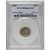 Image 3 : 1867 3CN PR66 Cameo PCGS. A beautiful Premium Gem proo 1867[3CN] PR66 Cameo PCGS.