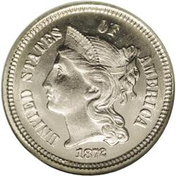 1872 3CN PR66 NGC. Especially well mirrored and totall 1872[3CN] PR66 NGC.
