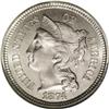 Image 1 : 1874 3CN PR67 Cameo NGC. Fully struck with exquisitely 1874[3CN] PR67 Cameo NGC.