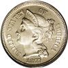 Image 1 : 1877 3CN PR66 PCGS. Breen-2437. A small projection ext 1877[3CN] PR66 PCGS.