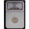 Image 1 : 1879 3CN PR66 NGC. Golden-gray patination imbued with 1879[3CN] PR66 NGC.
