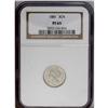 Image 1 : 1881 3CN PR65 NGC. A sharply defined Gem proof with at 1881[3CN] PR65 NGC.