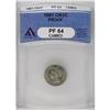 Image 1 : 1881 3CN PR64 ANACS. Razor sharp with ample reflective 1881[3CN] PR64 Cameo ANACS.