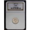 Image 1 : 1883 3CN PR64 NGC. Speckled olive-tan patination is jo 1883[3CN] PR64 NGC.