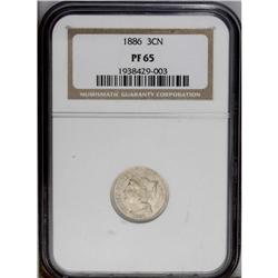 1886 3CN PR65 NGC. A lovely Gem proof example, and whi 1886[3CN] PR65 NGC.