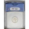 Image 1 : 1889 3CN PR64 ANACS. A flashy final-year proof that di 1889[3CN] PR64 ANACS.