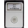 Image 1 : 1868 5C MS66 NGC. The design features are adequately s 1868[5C] MS66 NGC.