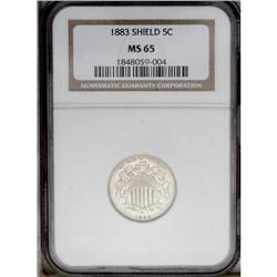 1883 5C MS65 NGC. A remarkably well preserved type coi 1883[5C] MS65 NGC.