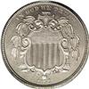 Image 1 : 1866 5C Rays PR66 Cameo PCGS. The obverse of proof exa 1866[5C] Rays PR66 Cameo PCGS.