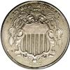 Image 1 : 1877 5C PR63 ANACS. A shallowly mirrored example of th 1877[5C] PR63 ANACS.
