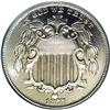 Image 1 : 1877 5C PR66 Cameo ANACS. This proof-only issue of 510 1877[5C] PR66 Cameo ANACS.