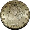 Image 1 : 1884 5C MS66 NGC. This flashy Premium Gem has a light 1884[5C] MS66 NGC.