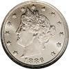 Image 1 : 1886 5C MS64 NGC. Softly struck on the obverse periphe 1886[5C] MS64 NGC.